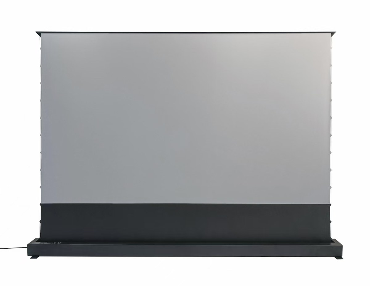 QMJM Cinema Electric Floor Rising Screen – 100" 16:9 Portable — projection product available in Dubai